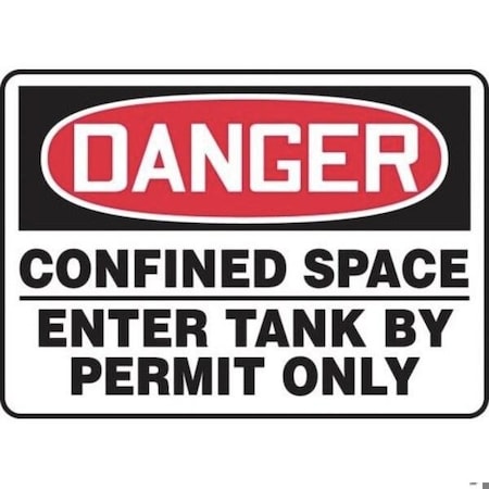 Accuform OSHA DANGER SAFETY SIGN CONFINED MCSP029VA MCSP029VA